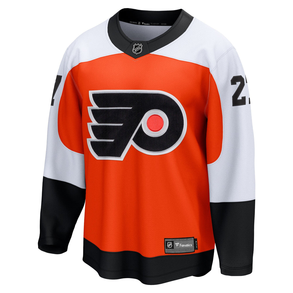 Philadelphia Flyers Noah Cates Orange Home Breakaway Hockey Jersey