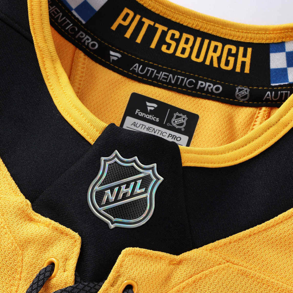Pittsburgh Penguins Gold Alternate Pro Custom Jersey