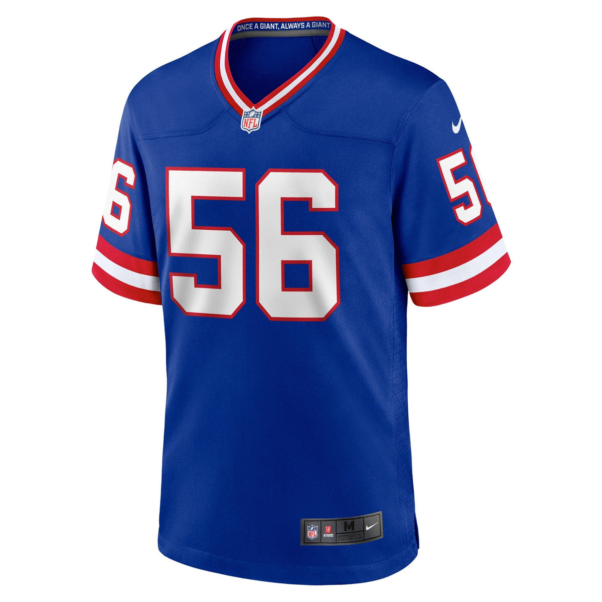 New York Giants Lawrence Taylor Royal Classic Retired Player Game Football Jersey