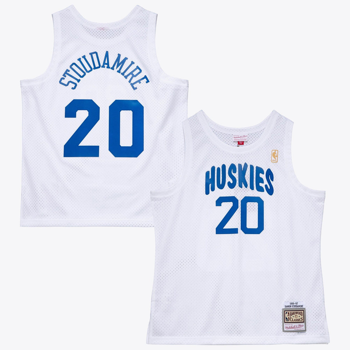 Toronto Huskies Damon Stoudamire 1996 Swingman Jersey - White