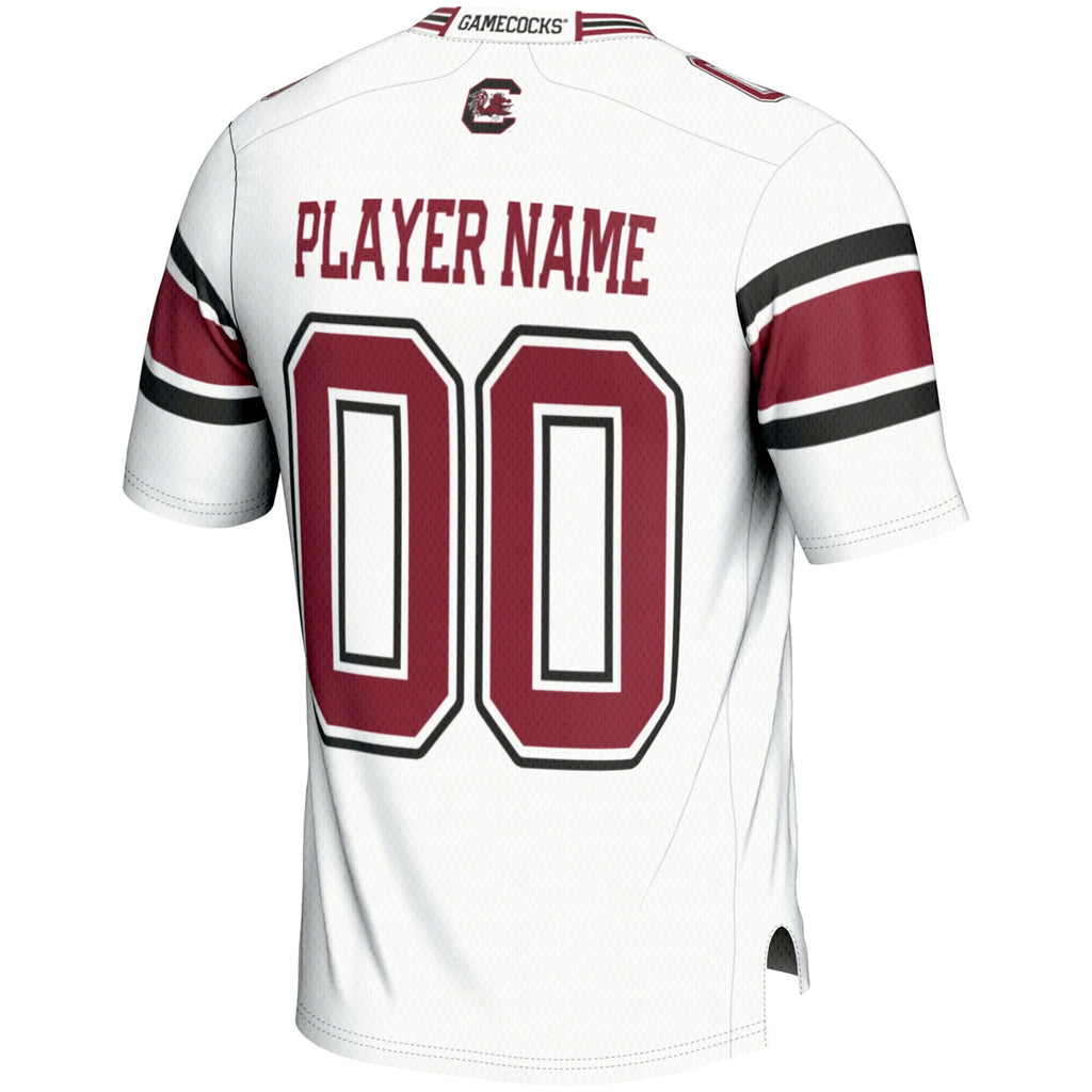 South Carolina Gamecocks NIL Pick-A-Player Football Jersey - White