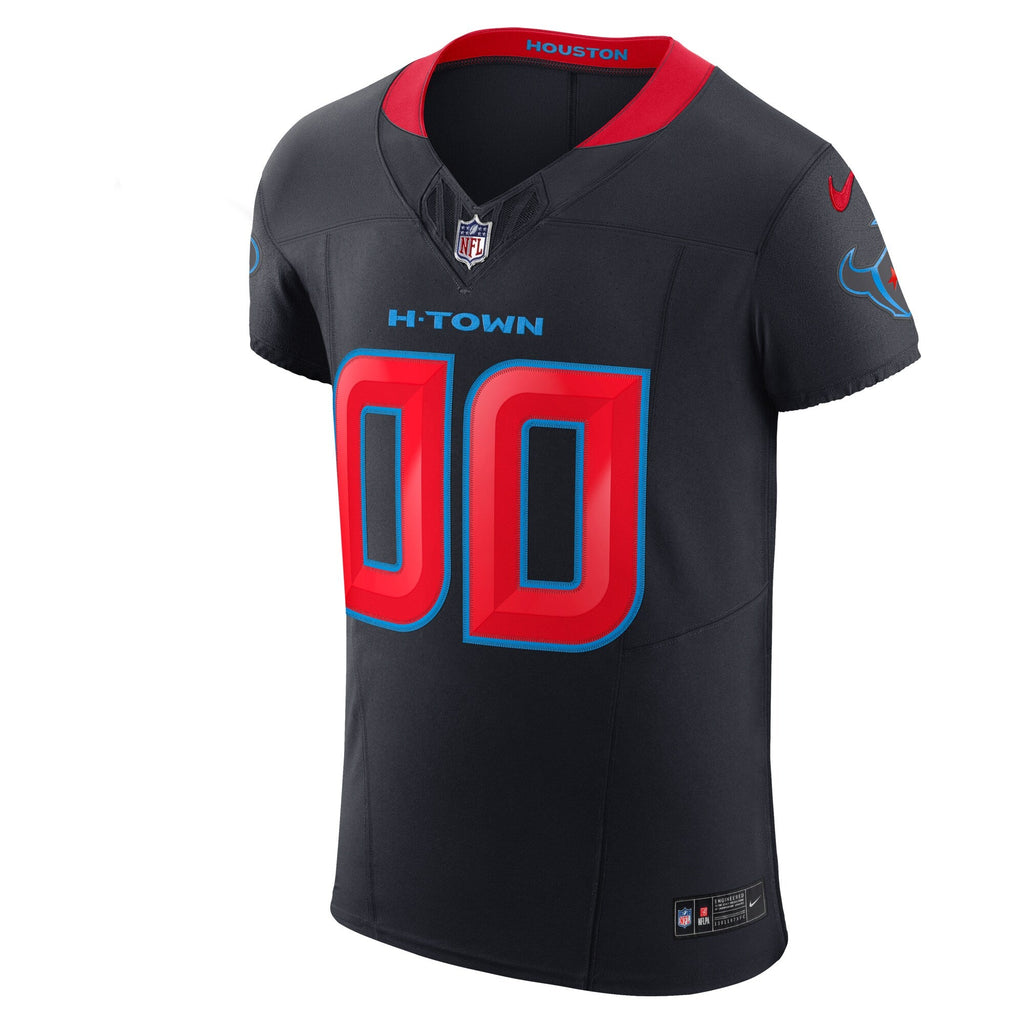 Houston Texans Navy Alternate Vapor F.U.S.E. Elite Custom Football Jersey