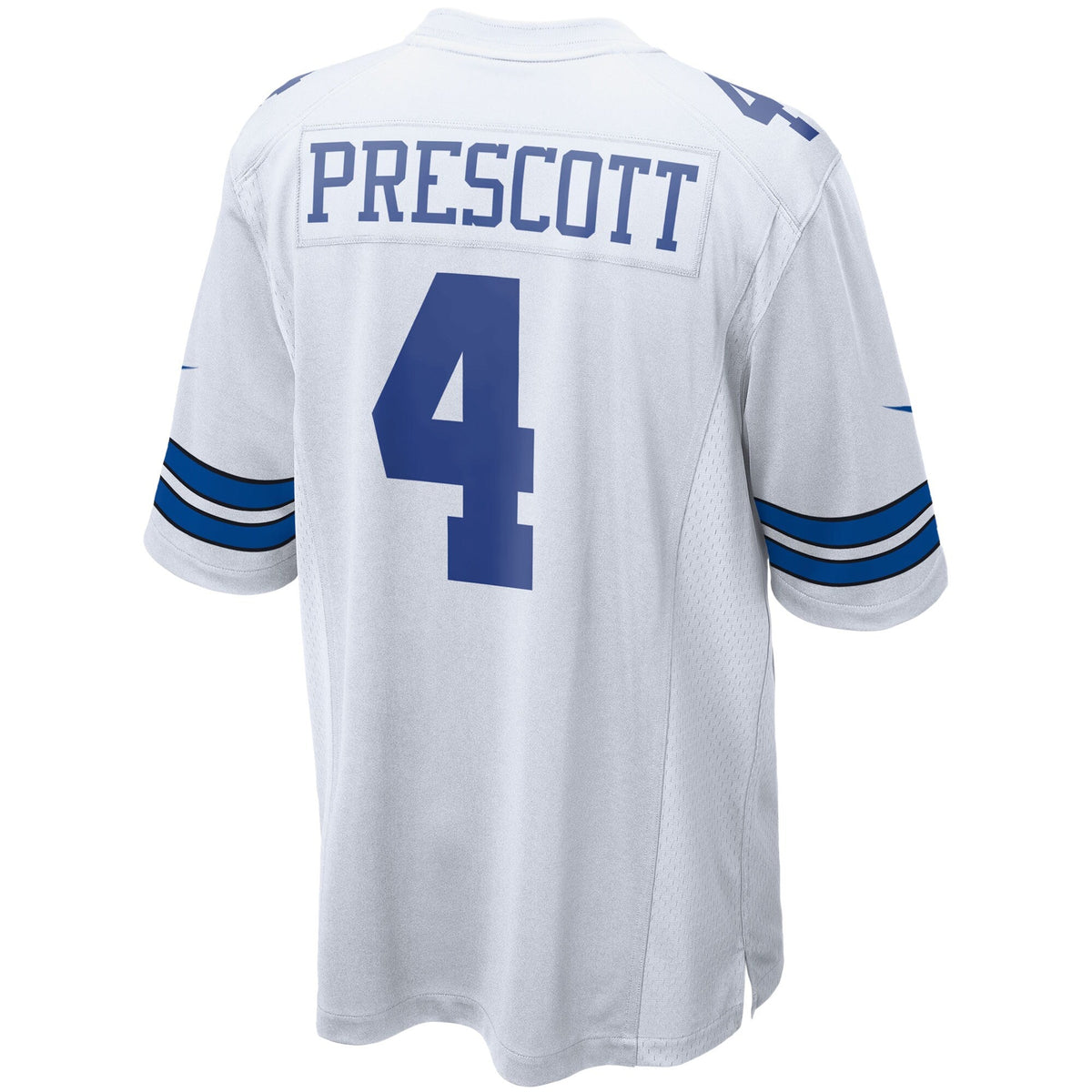 Dallas Cowboys Dak Prescott White Game Team Football Jersey