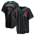 Arizona Diamondbacks Corbin Carroll Black Alternate Replica Baseball Jersey