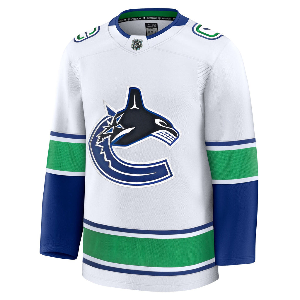 Vancouver Canucks White Away Premium Jersey
