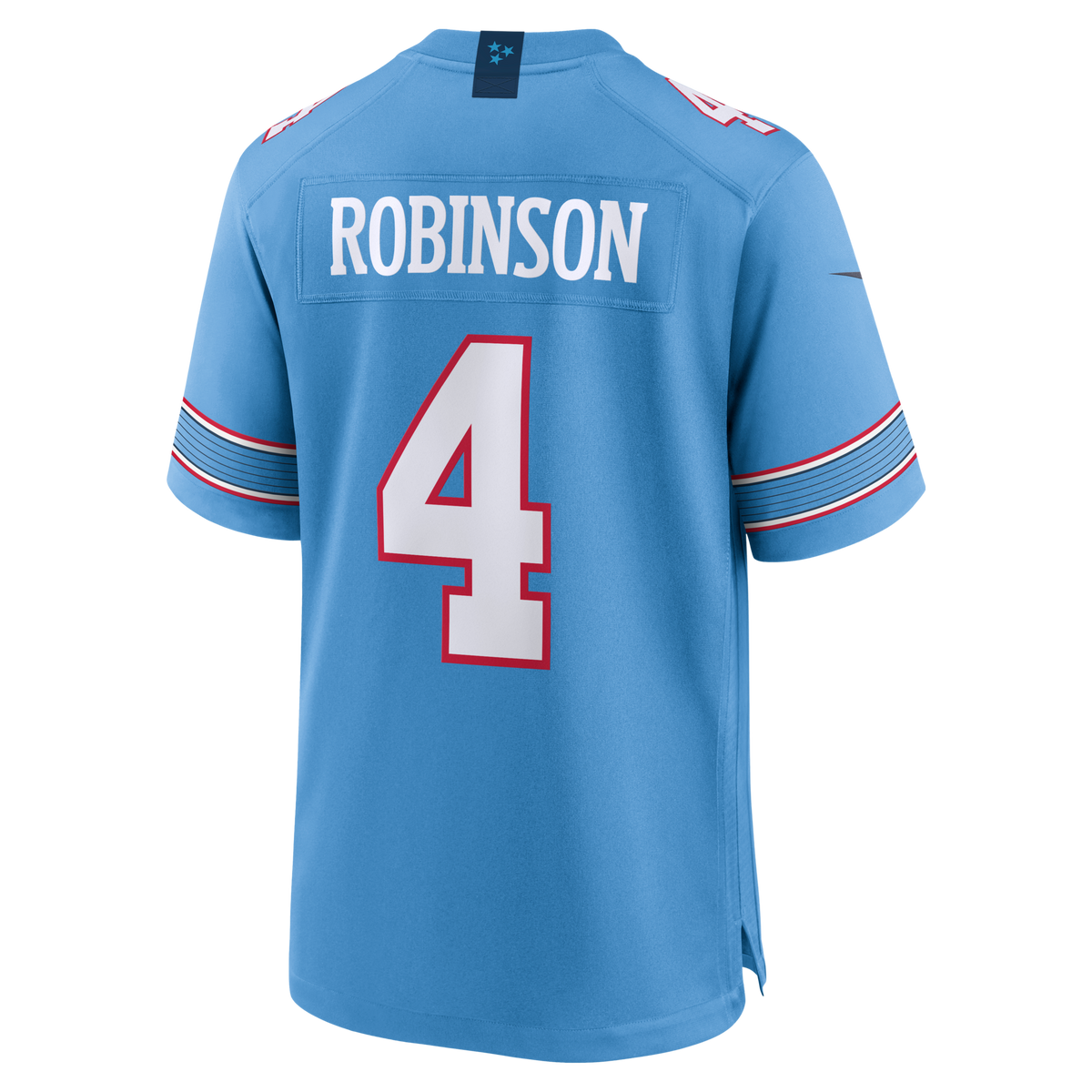 Tennessee Titans Wan'Dale Robinson Light Blue Team Game Football Jersey