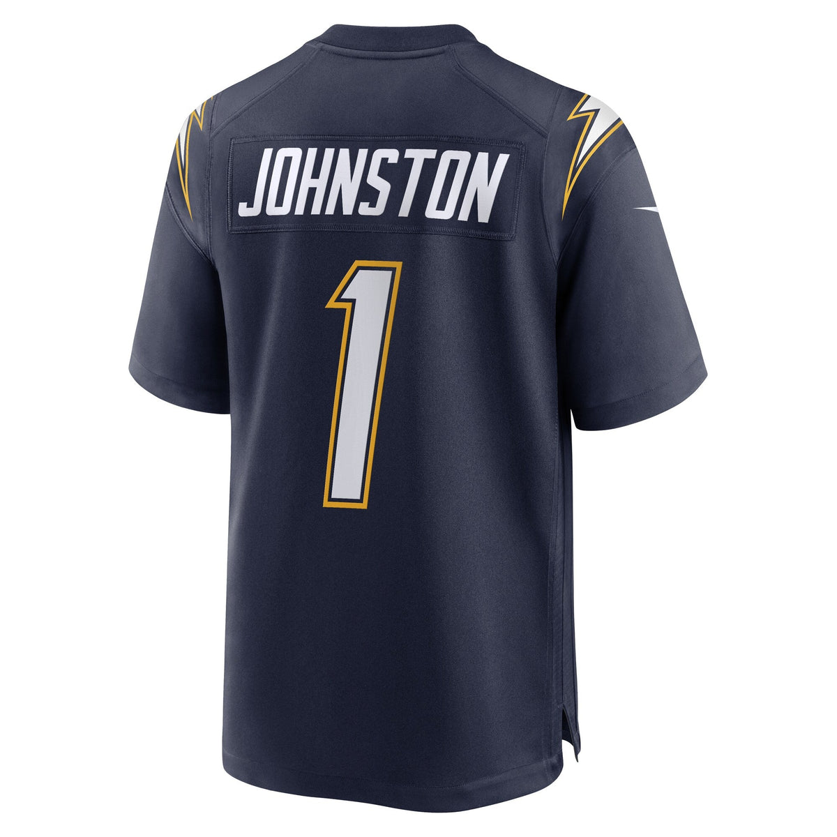Los Angeles Chargers Quentin Johnston Navy Alternate Super Chargers Game Player Football Jersey
