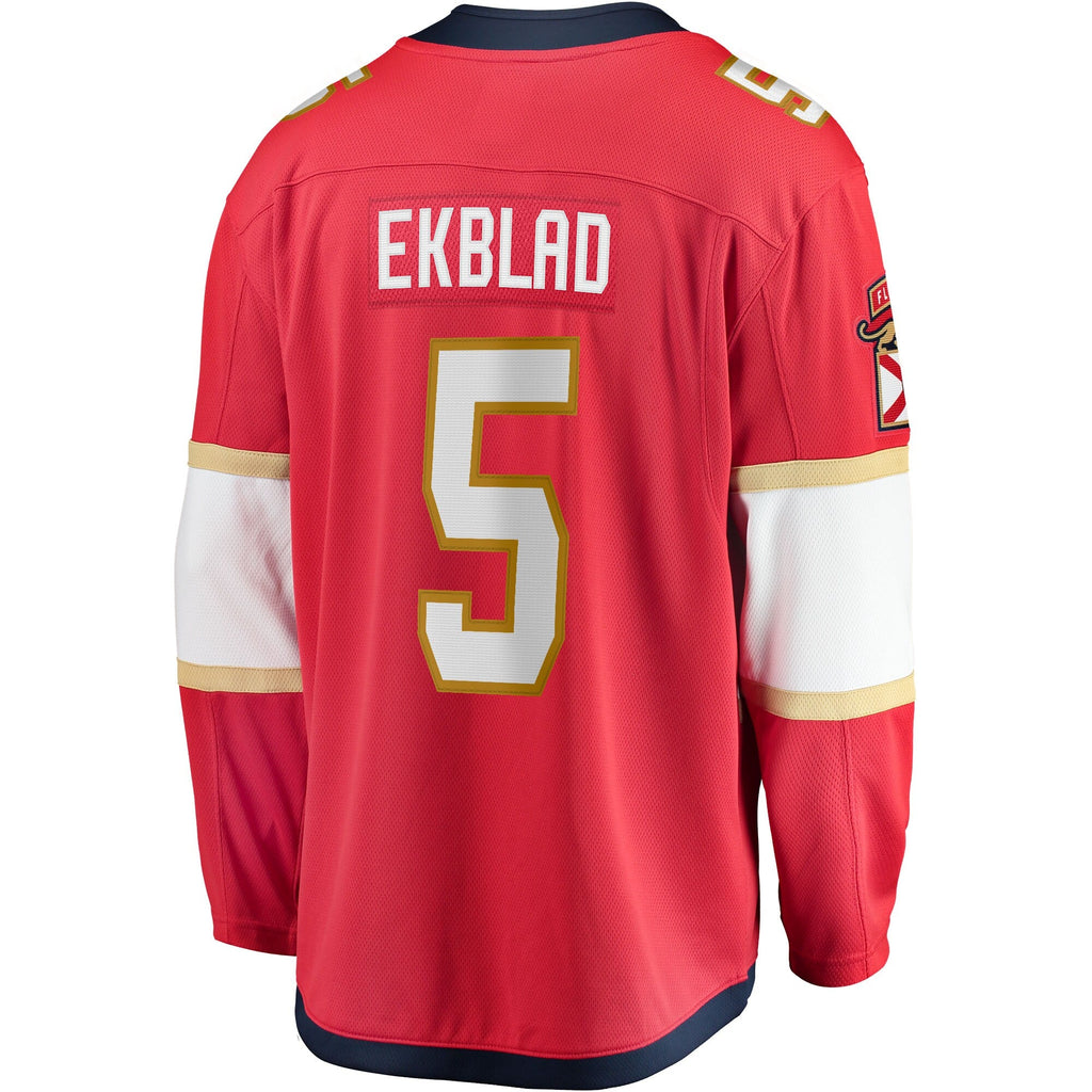 Florida Panthers Aaron Ekblad Red Home Team Breakaway Player Hockey Jersey