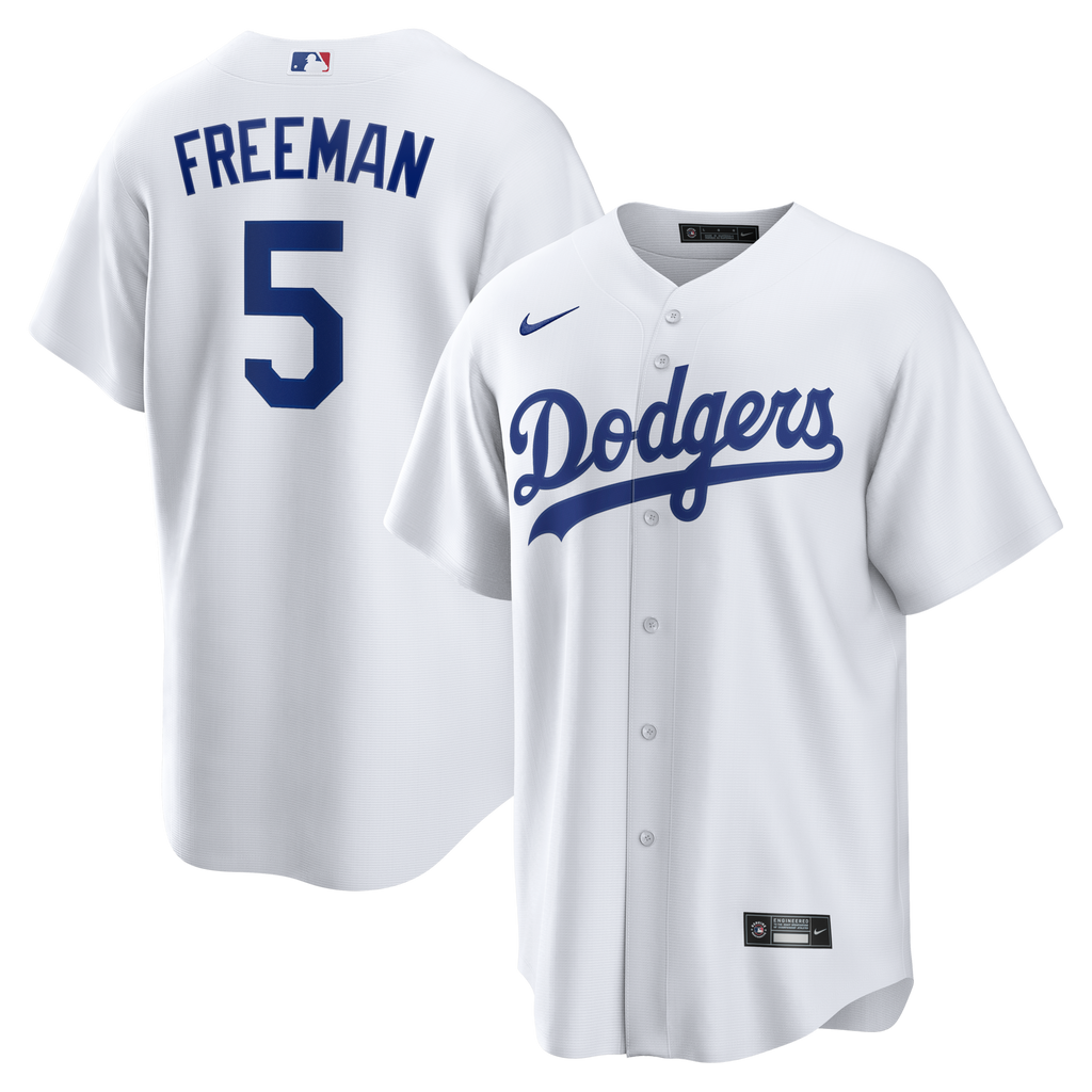 Los Angeles Dodgers Freddie Freeman White Home Replica Baseball Jersey
