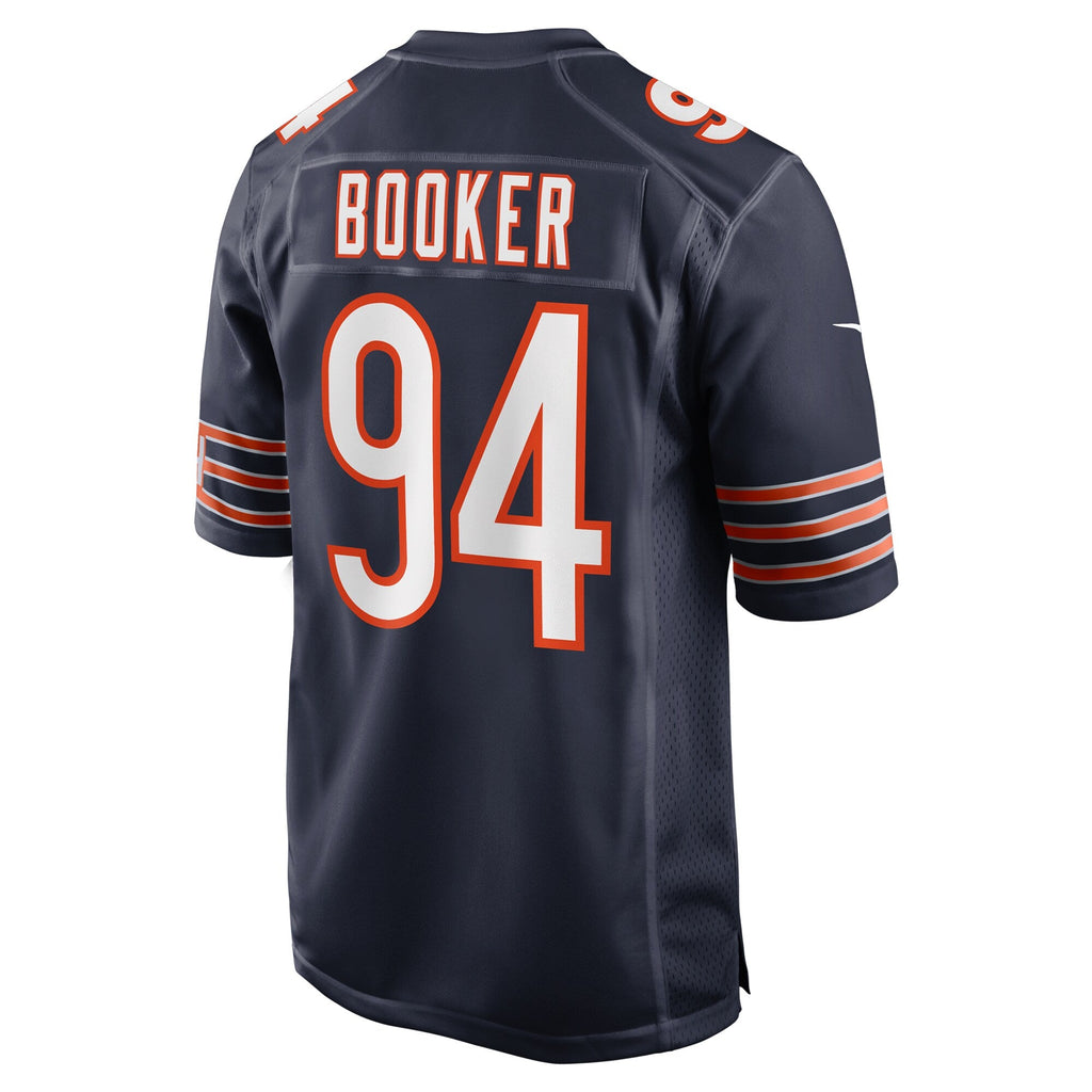 Chicago Bears Austin Booker Navy Game Football Jersey