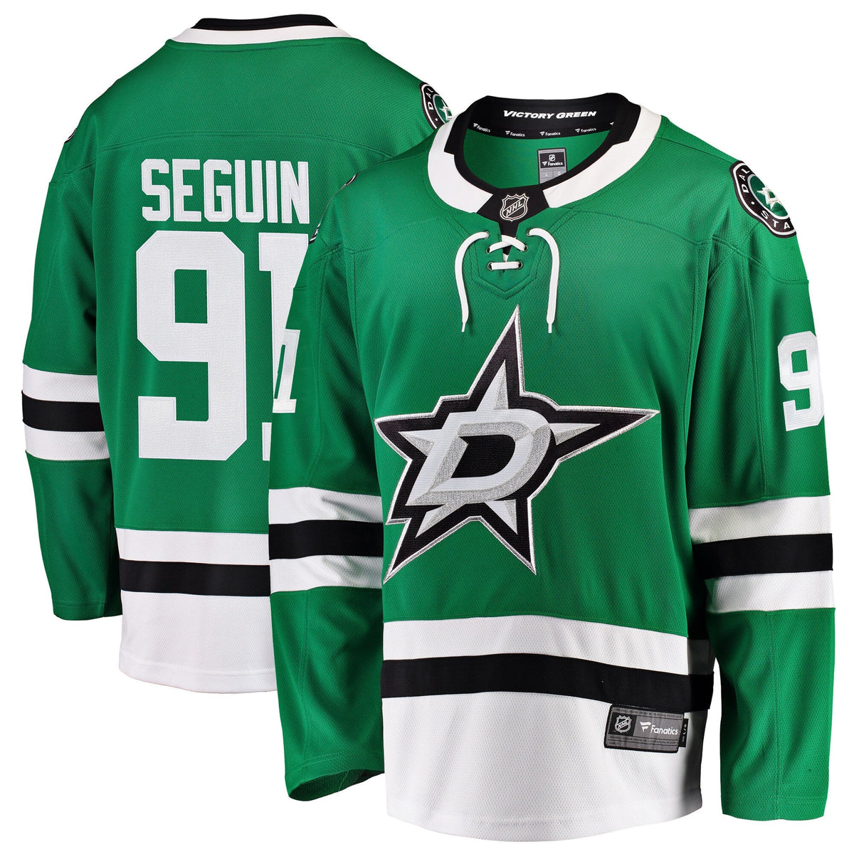 Dallas Stars Tyler Seguin Kelly Green Breakaway Home Hockey Jersey
