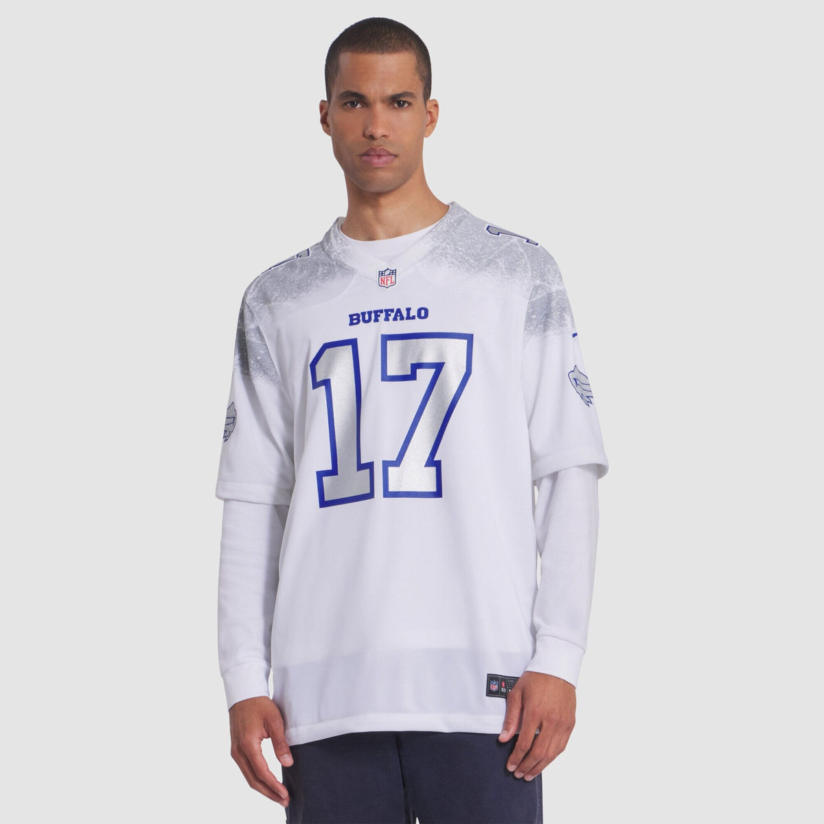 Buffalo Bills Josh Allen White 2025 Rivalries Collection Game Football Jersey