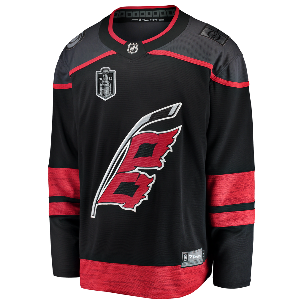 Carolina Hurricanes Black 2026 Stanley Cup Final Home Breakaway Hockey Jersey
