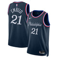 Philadelphia 76ers 2025/26 City Edition Swingman Jersey - Navy - Joel Embiid