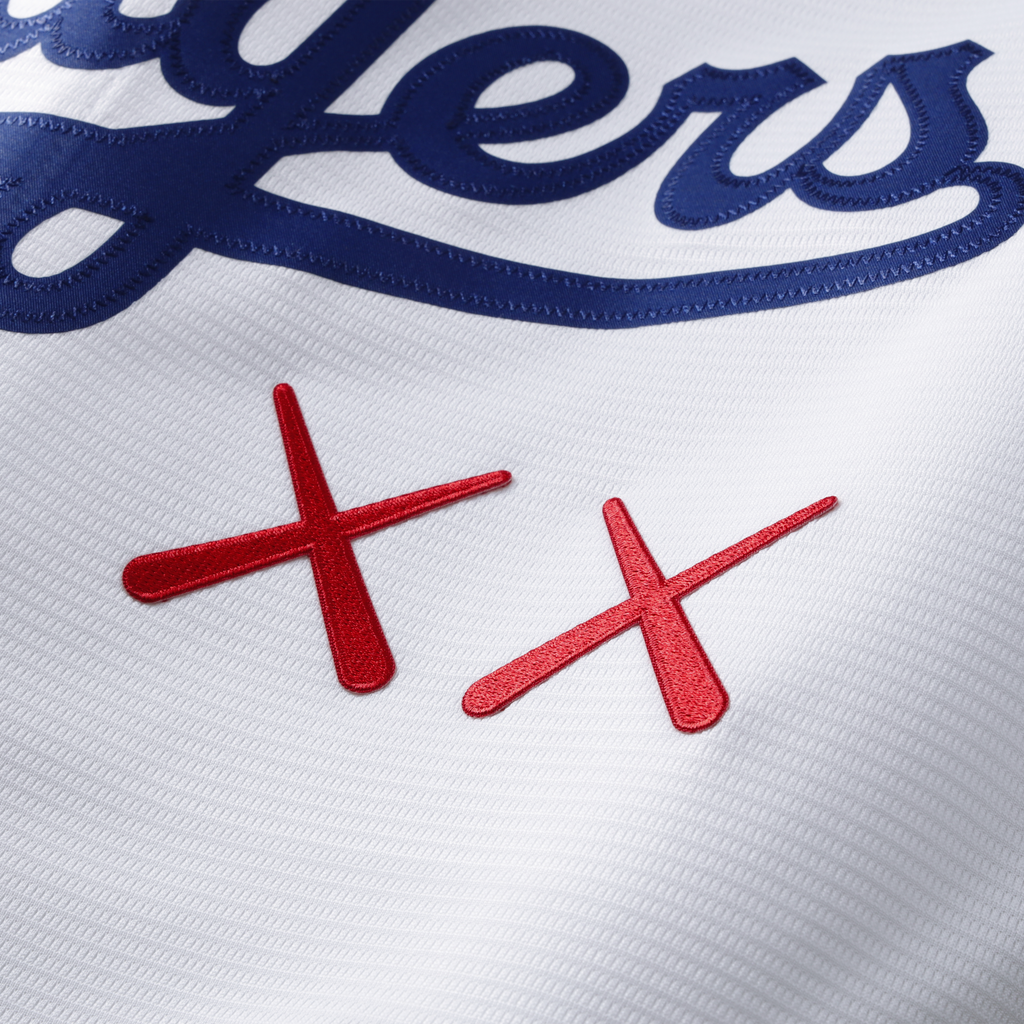 Los Angeles Dodgers x KAWS White Stadium Baseball Jersey
