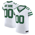 New York Jets White Vapor F.U.S.E. Elite Custom Football Jersey