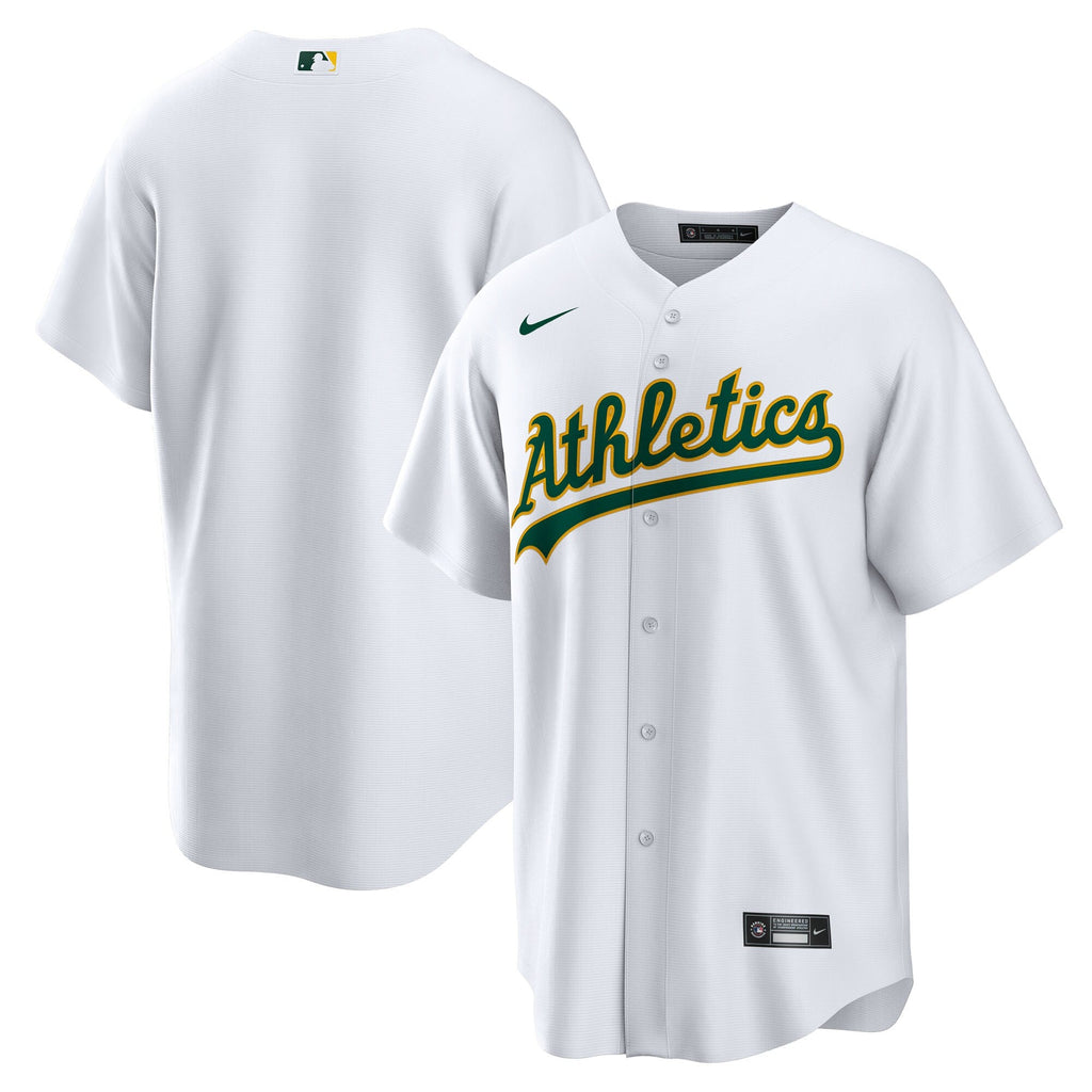 Athletics White Home Big & Tall Replica Baseball Jersey