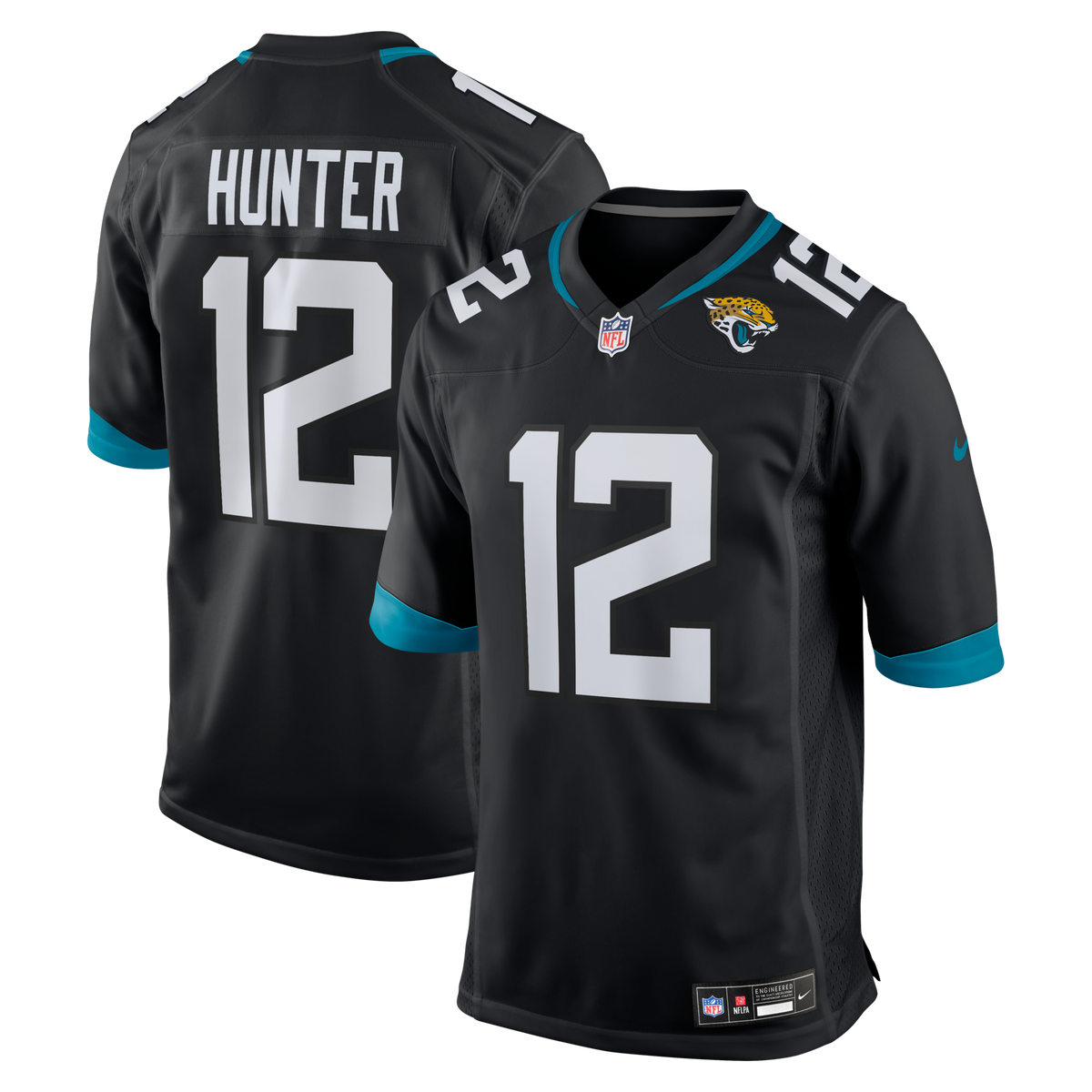 Jacksonville Jaguars Travis Hunter Black Alternate Game Football Jersey