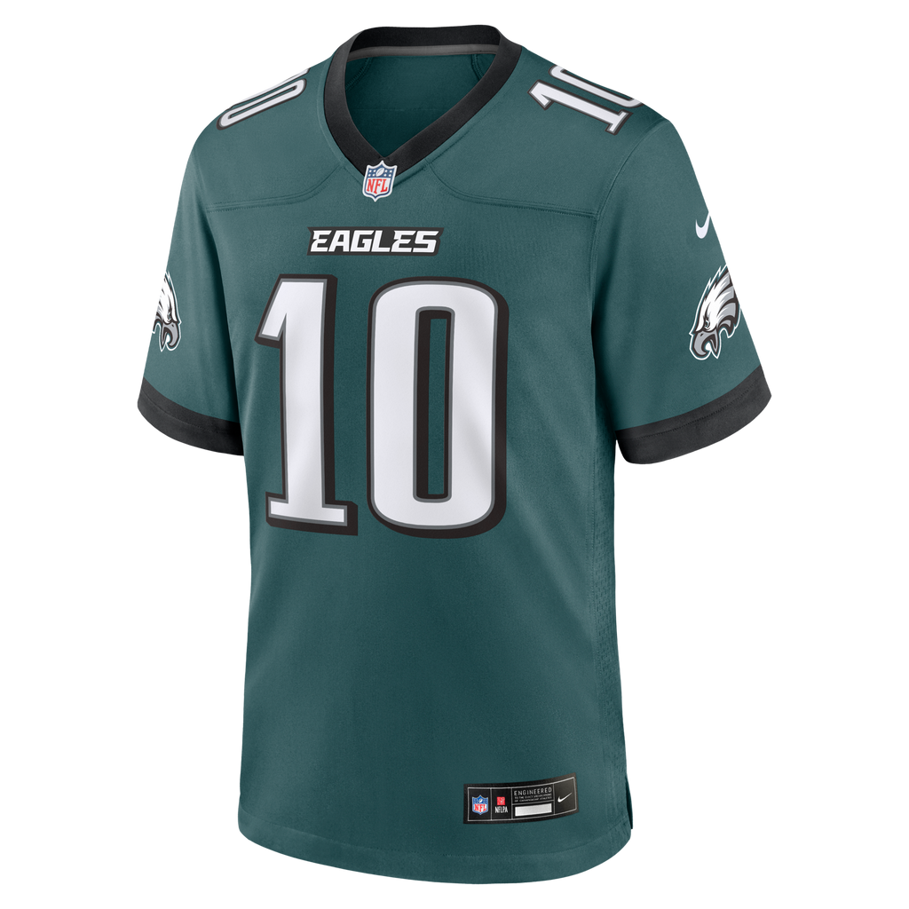 Philadelphia Eagles Braden Mann Midnight Green Team Game Football Jersey
