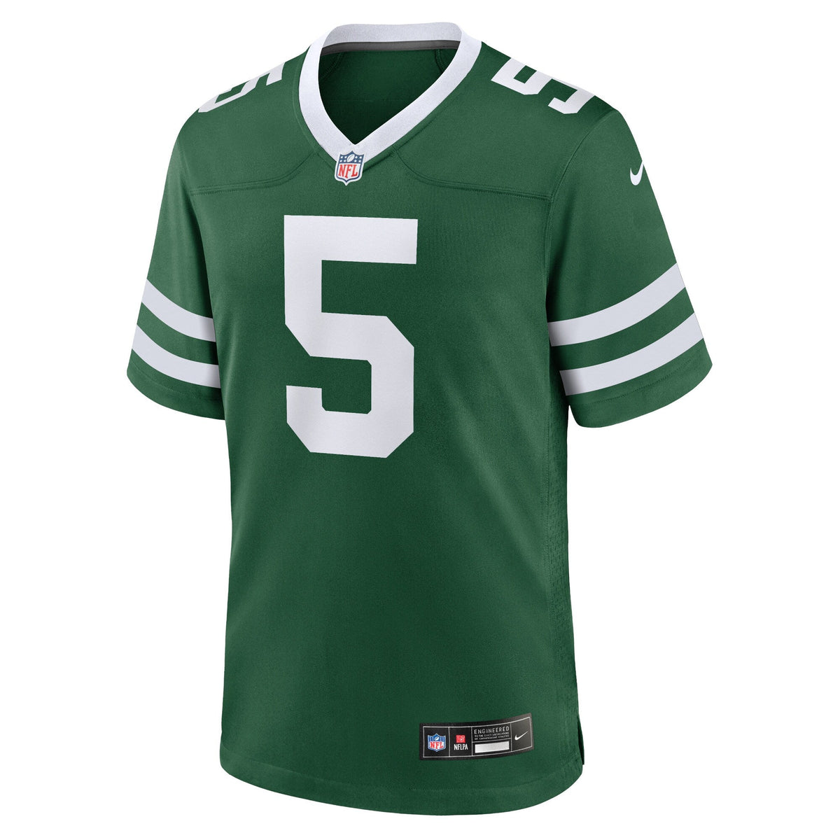 New York Jets Garrett Wilson Legacy Green Game Football Jersey