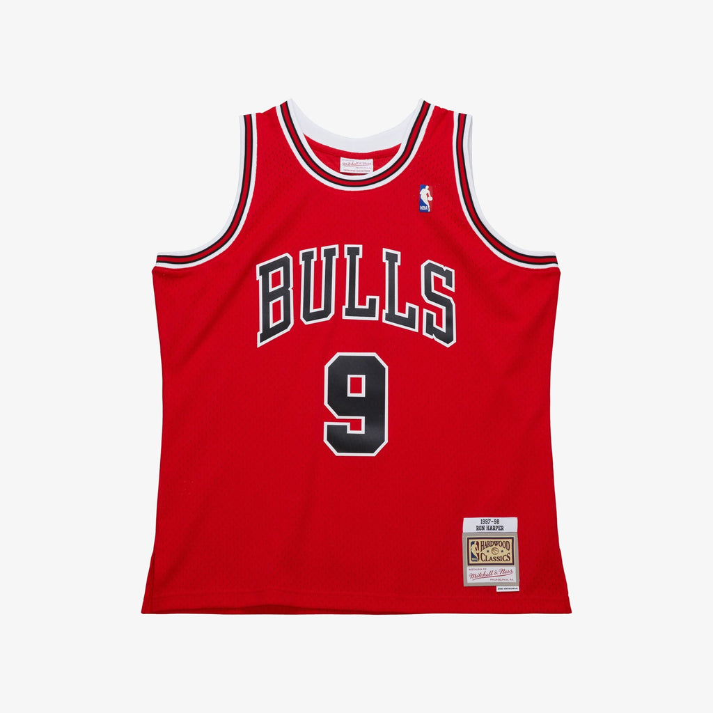 Chicago Bulls Ron Harper 1997 Dark Jersey - Scarlet