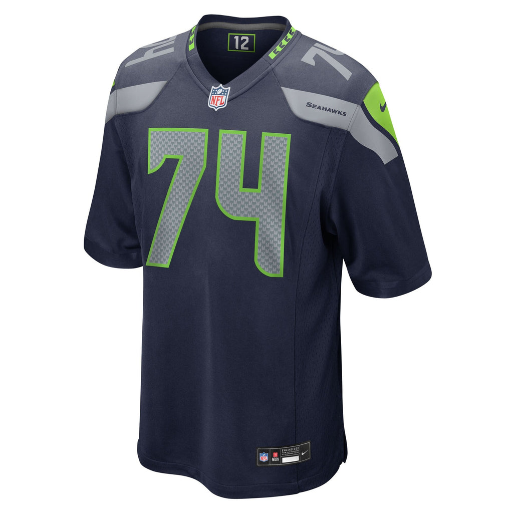 Seattle Seahawks Josh Jones College Navy Team Game Football Jersey