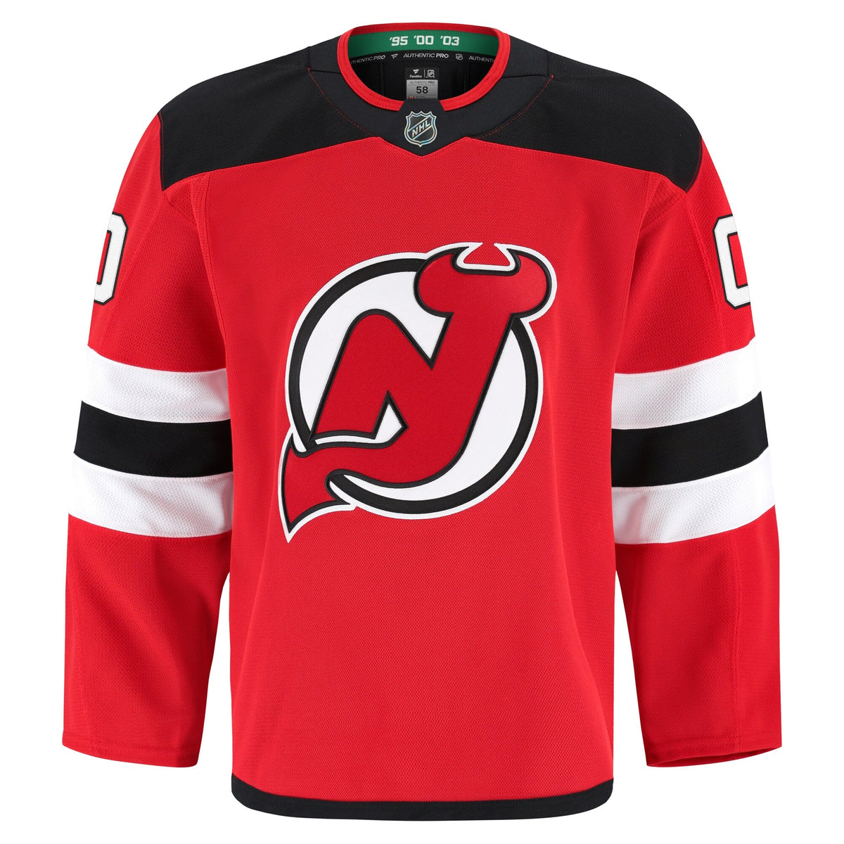 New Jersey Devils Red Home Pro Custom Jersey