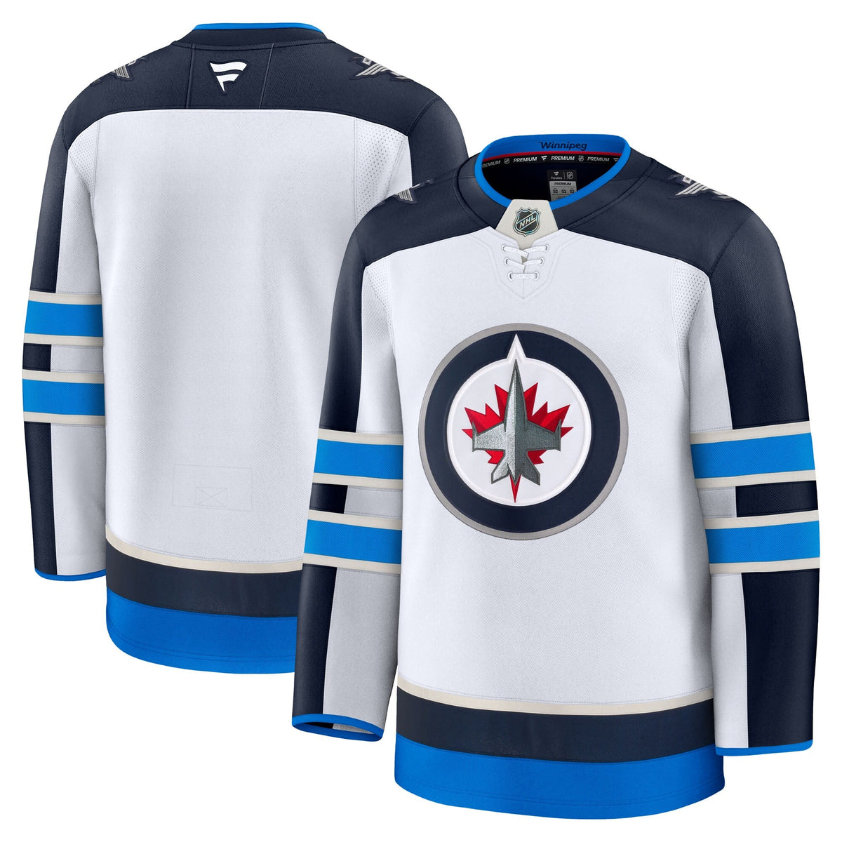 Winnipeg Jets White Away Premium Jersey - Style 202015745