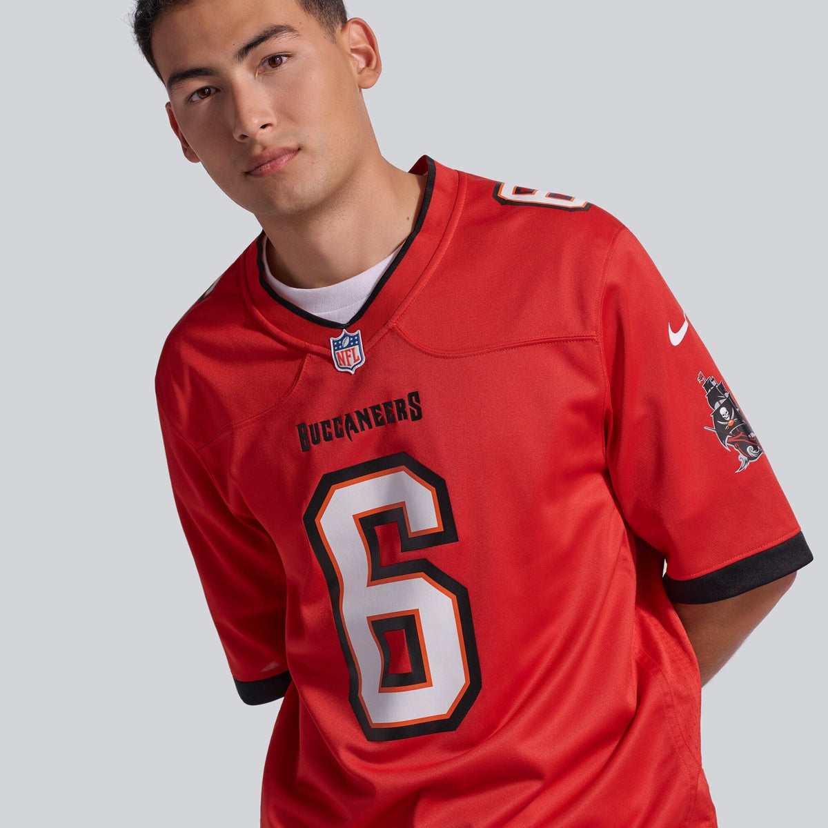 Tampa Bay Buccaneers Baker Mayfield Red Team Game Football Jersey