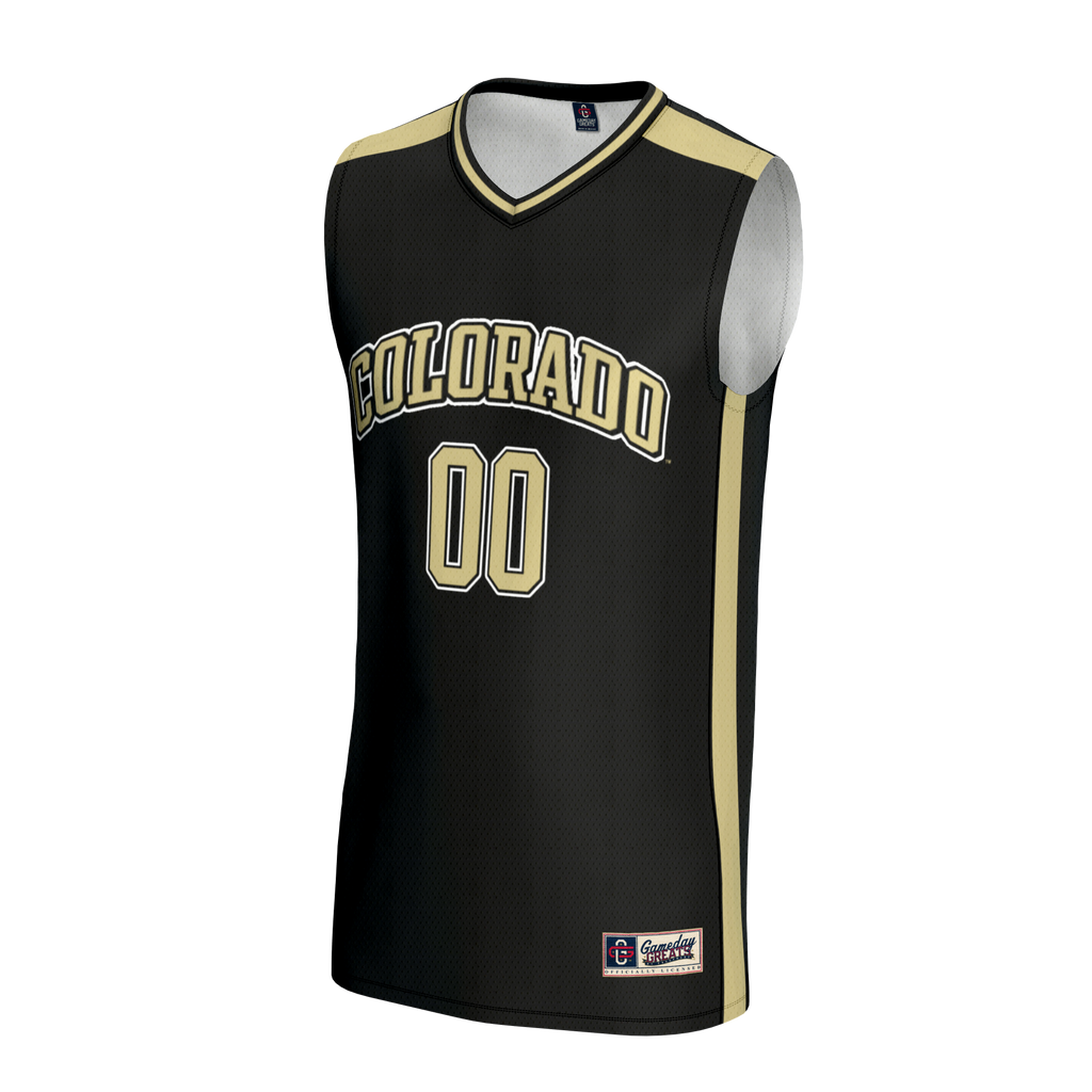 Colorado Buffaloes NIL Pick-A-Player Lightweight Basketball Jersey - Black