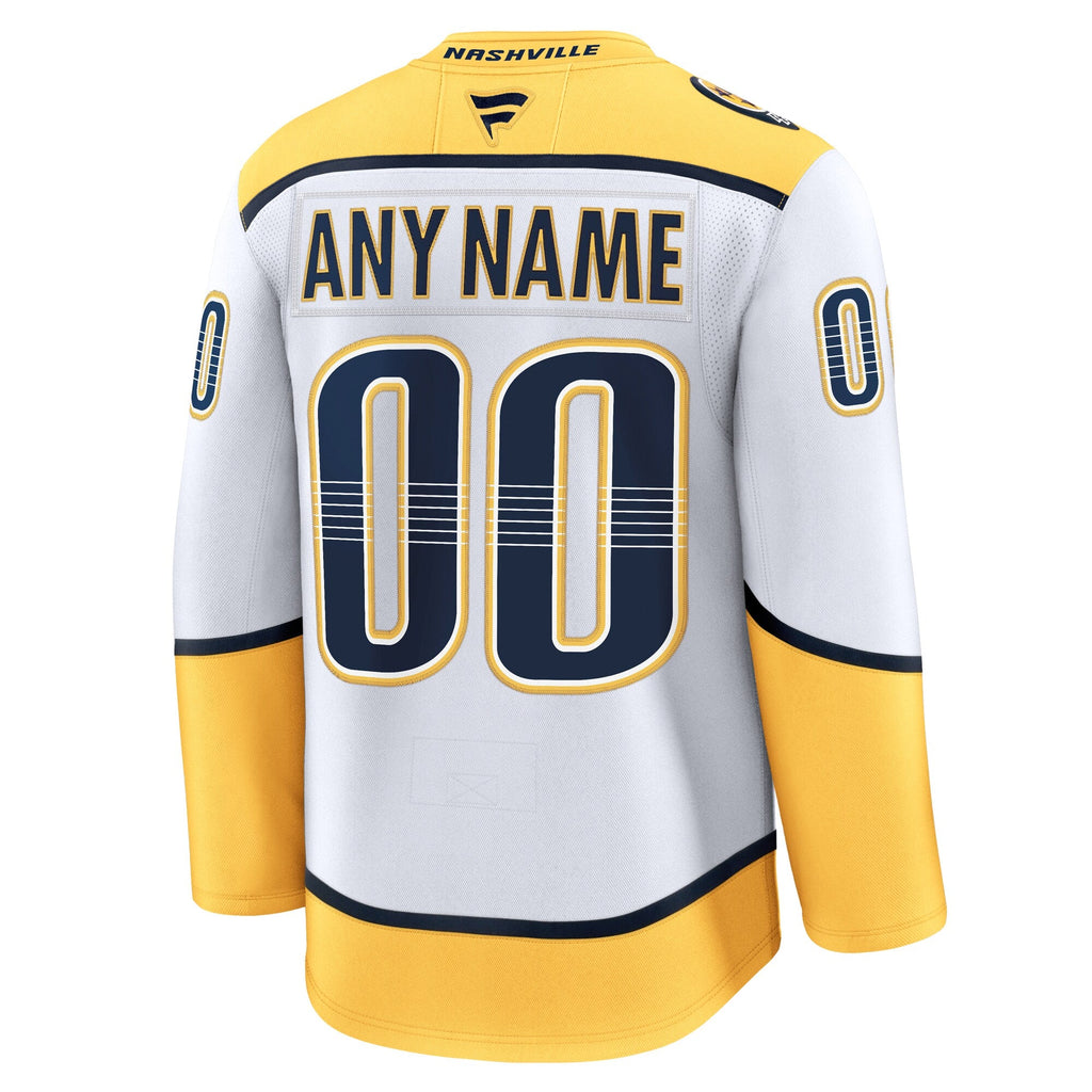 Nashville Predators White Away Premium Custom Jersey