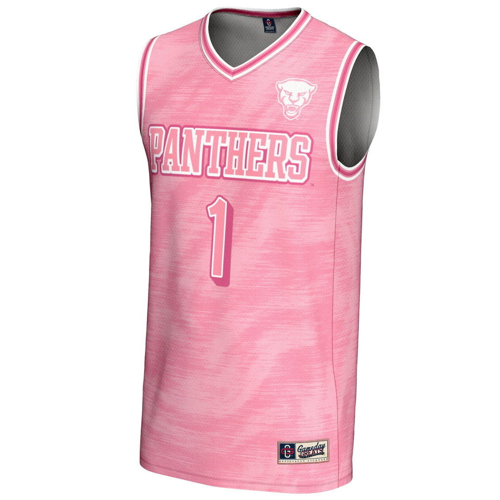 #1 Pitt Panthers Lightweight Basketball Fashion Jersey - Pink