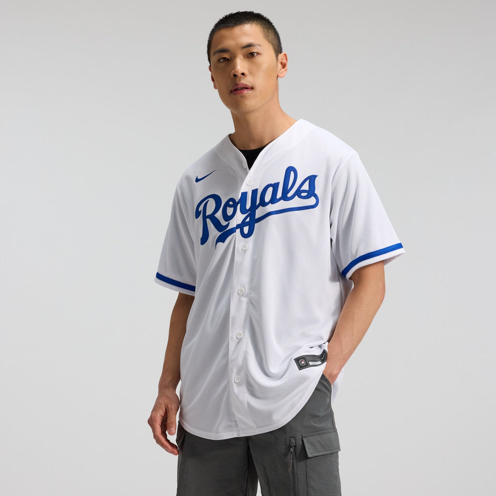 Kansas City Royals Bobby Witt Jr. White Home Replica Player Baseball Jersey