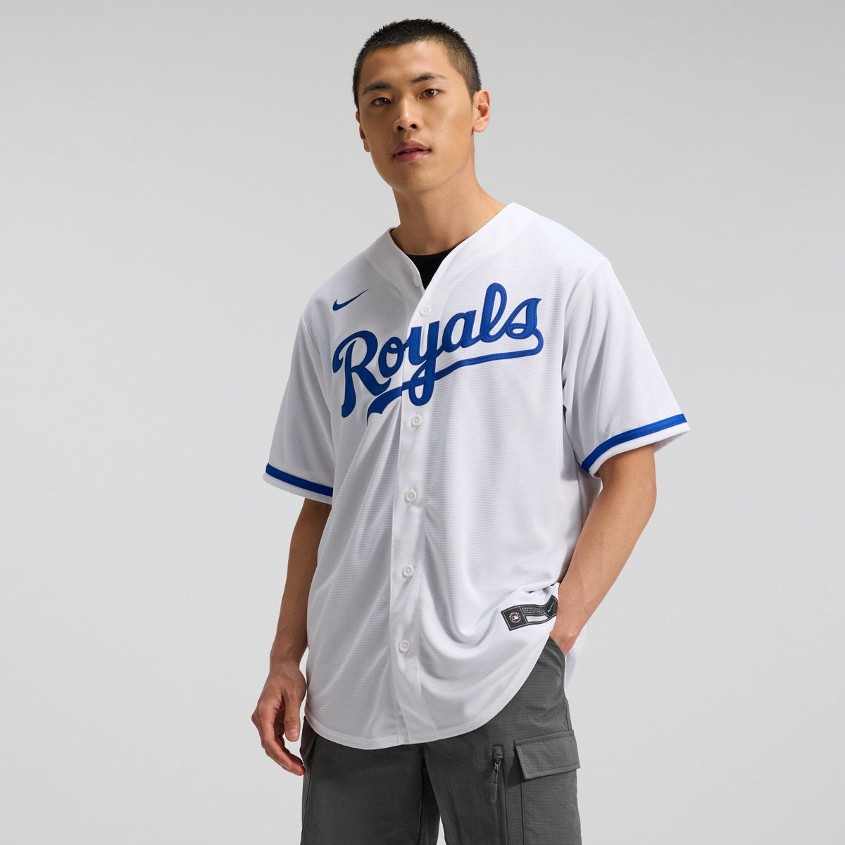 Kansas City Royals Bobby Witt Jr. White Home Replica Player Baseball Jersey