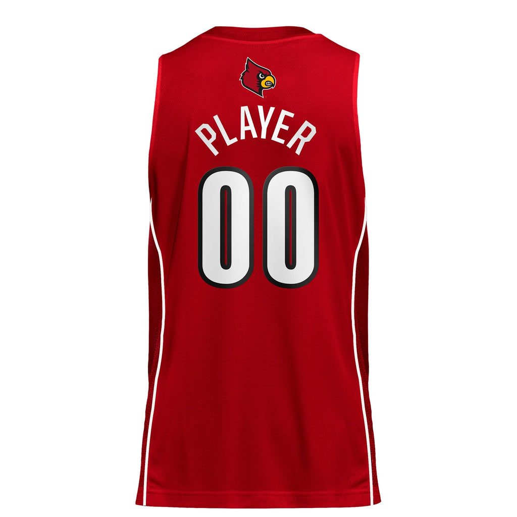 Louisville Cardinals Pick-A-Player NIL Basketball Jersey - Red
