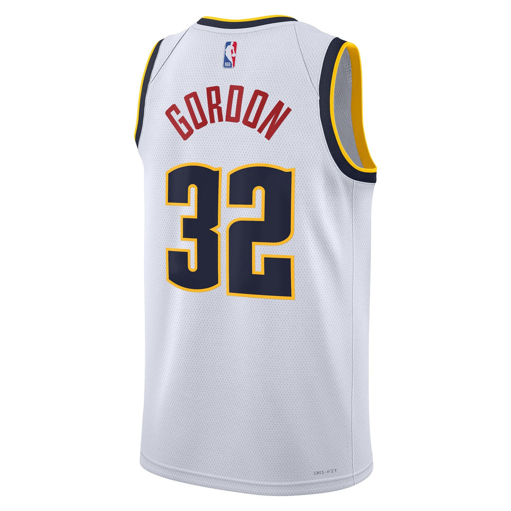 Denver Nuggets Association Edition Swingman Jersey - White - Aaron Gordon