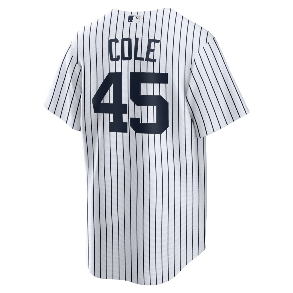 New York Yankees Gerrit Cole White Home Replica Player Name Baseball Jersey