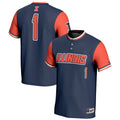 #1 Illinois Fighting Illini Lightweight Softball Jersey - Navy