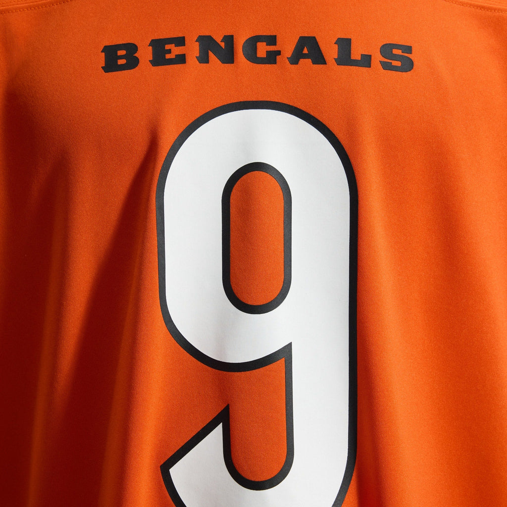 Cincinnati Bengals Joe Burrow Orange Alternate Game Football Jersey