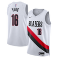 Portland Trail Blazers Replica Association Edition Swingman Jersey - White - Yang Hansen
