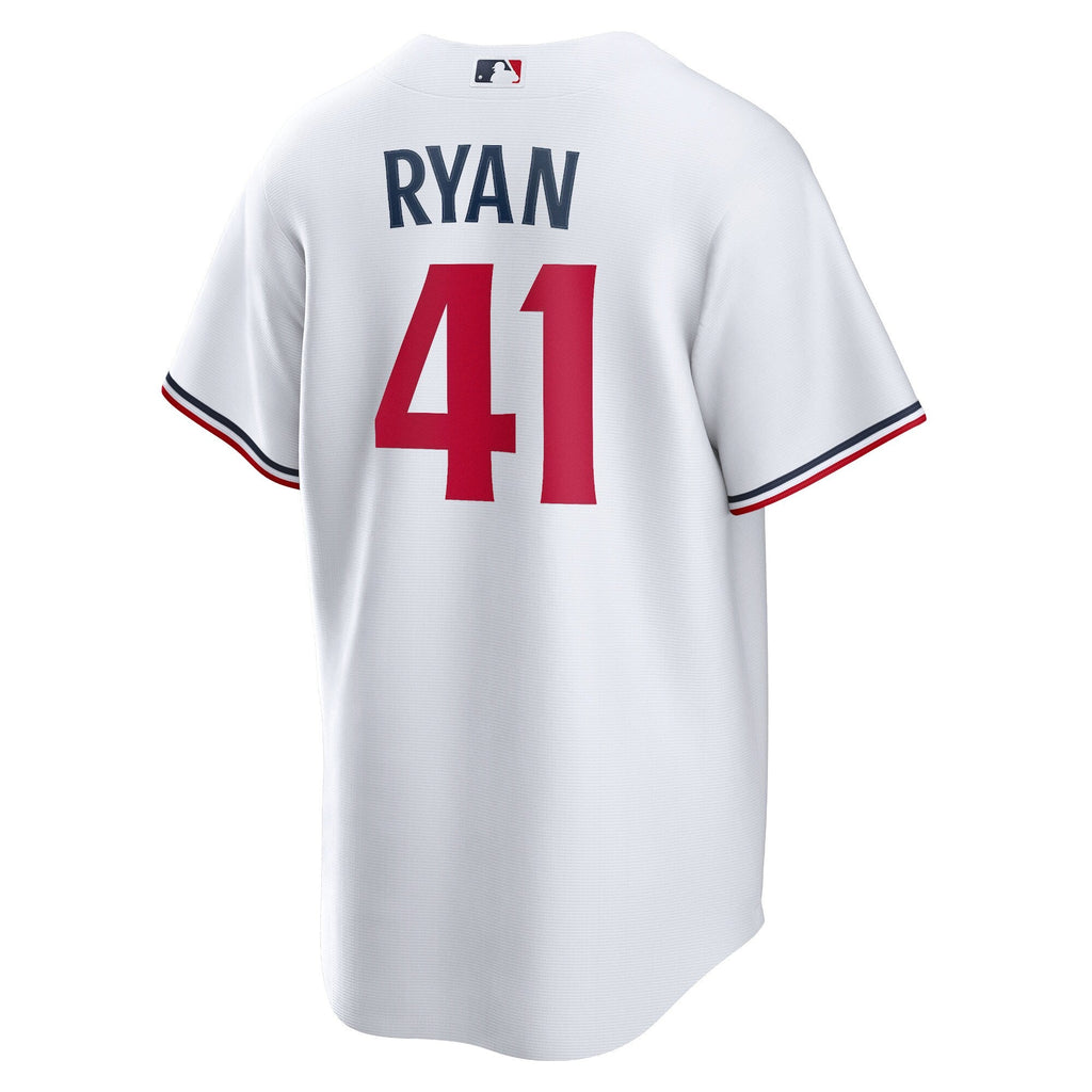Minnesota Twins Joe Ryan White Home Replica Player Baseball Jersey