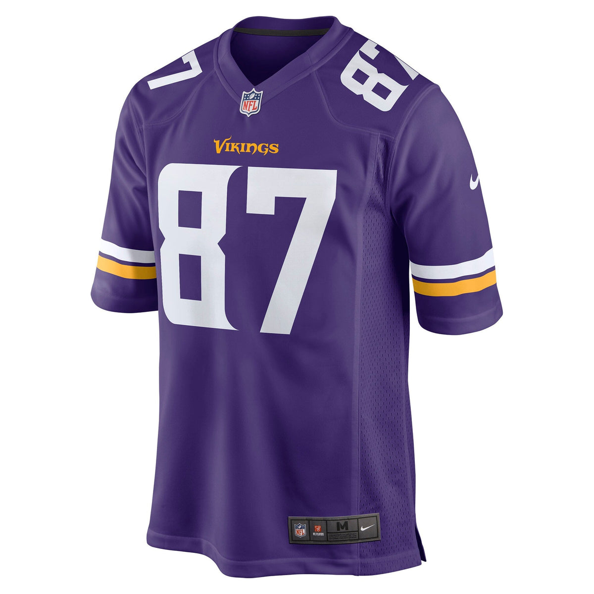 Minnesota Vikings T.J. Hockenson Purple Game Player Football Jersey