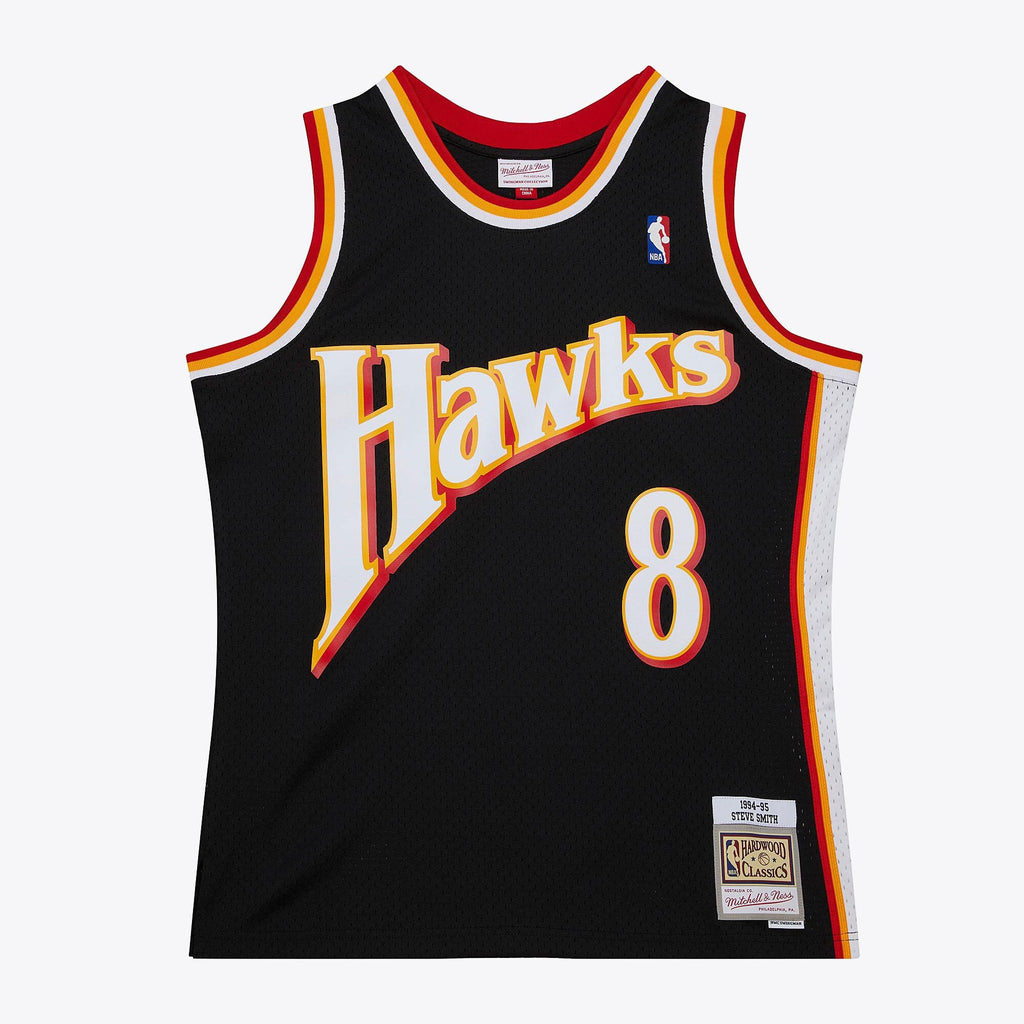 Atlanta Hawks Steve Smith 1994 Dark Jersey - Black