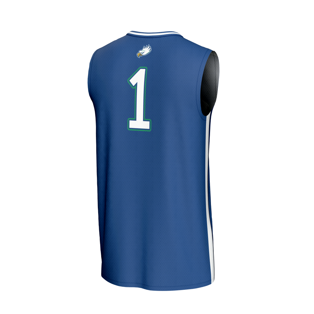 #1 Florida Gulf Coast Eagles Lightweight Basketball Jersey - Blue