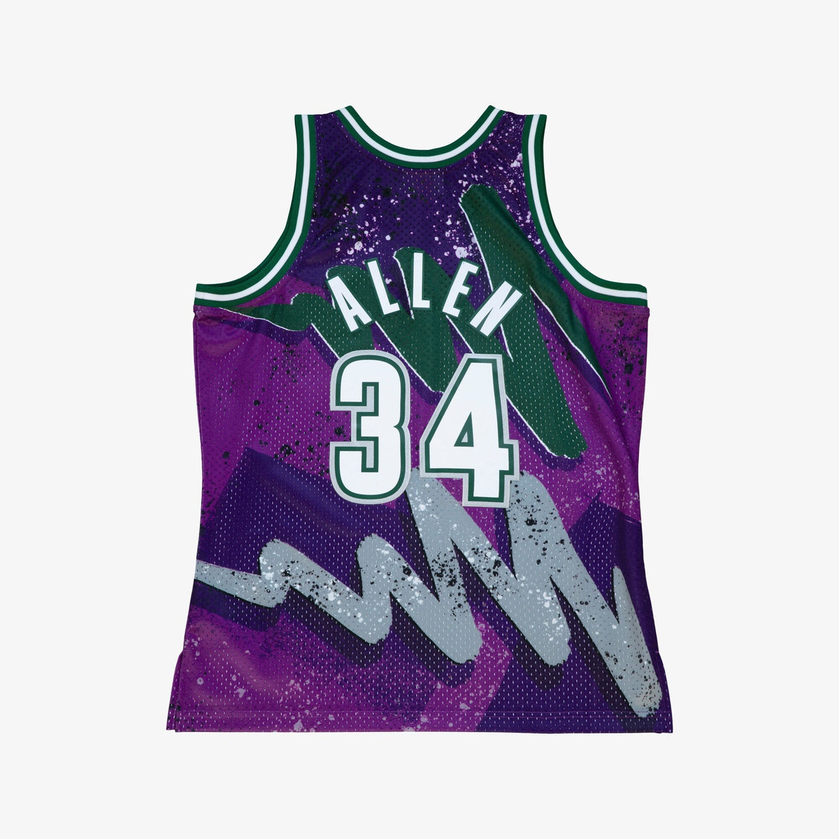 Milwaukee Bucks Ray Allen 2000 Hyper Hoops Swingman Jersey - Purple