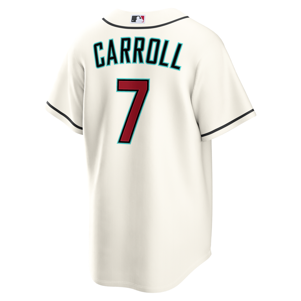 Arizona Diamondbacks Corbin Carroll Cream Home Replica Baseball Jersey