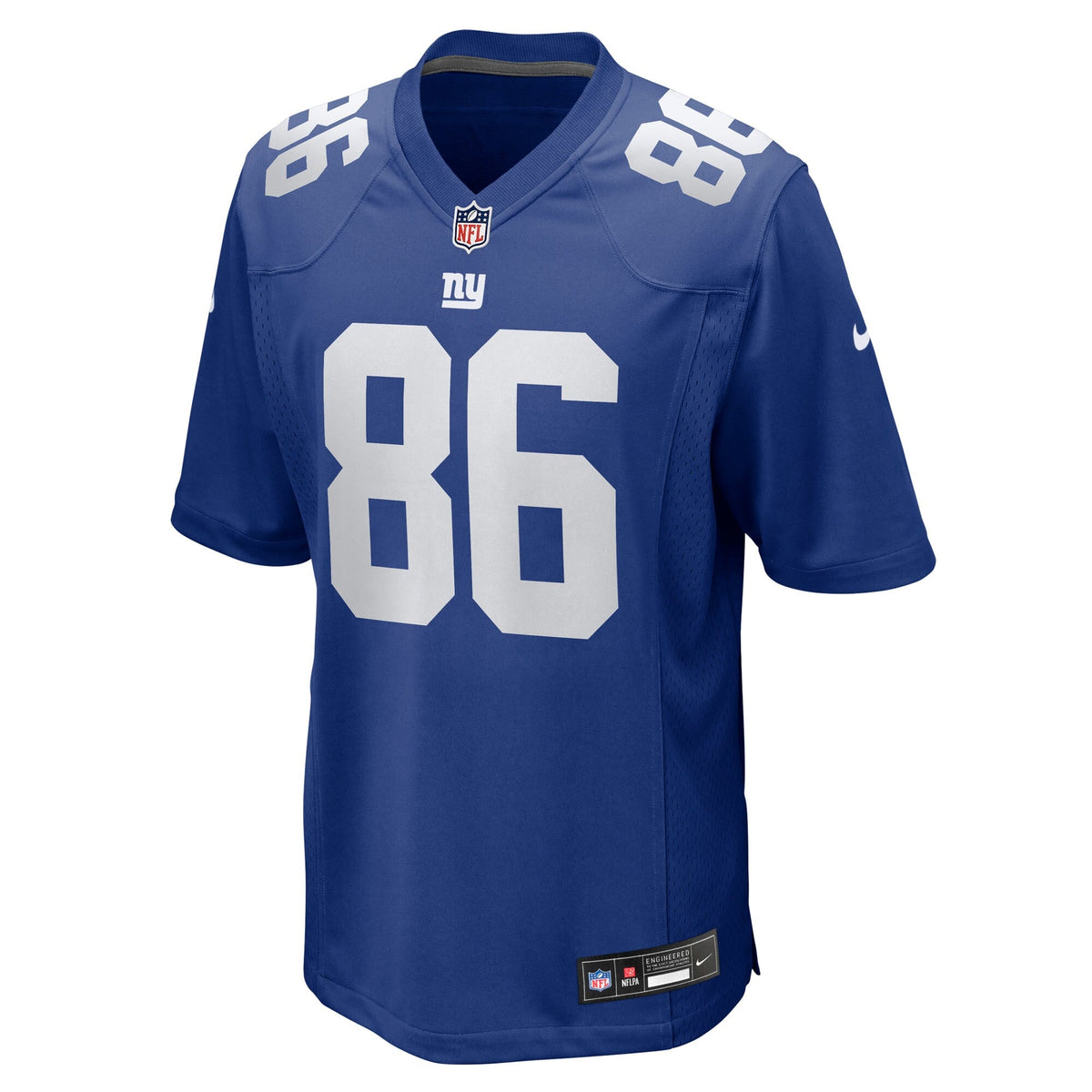 New York Giants Thomas Fidone II Royal Team Game Football Jersey