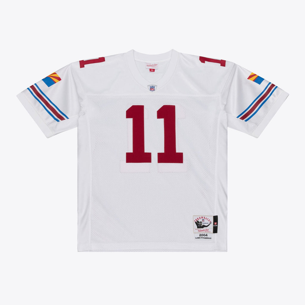 Arizona Cardinals Larry Fitzgerald White 2004 Throwback Football Jersey