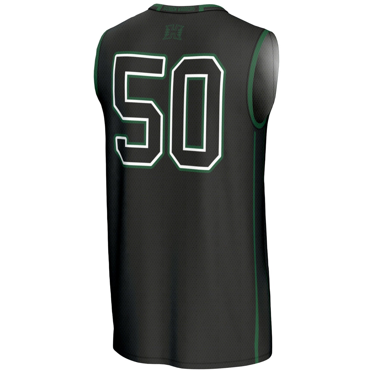 #50 Black Hawaii Rainbow Warriors Lightweight Basketball Jersey