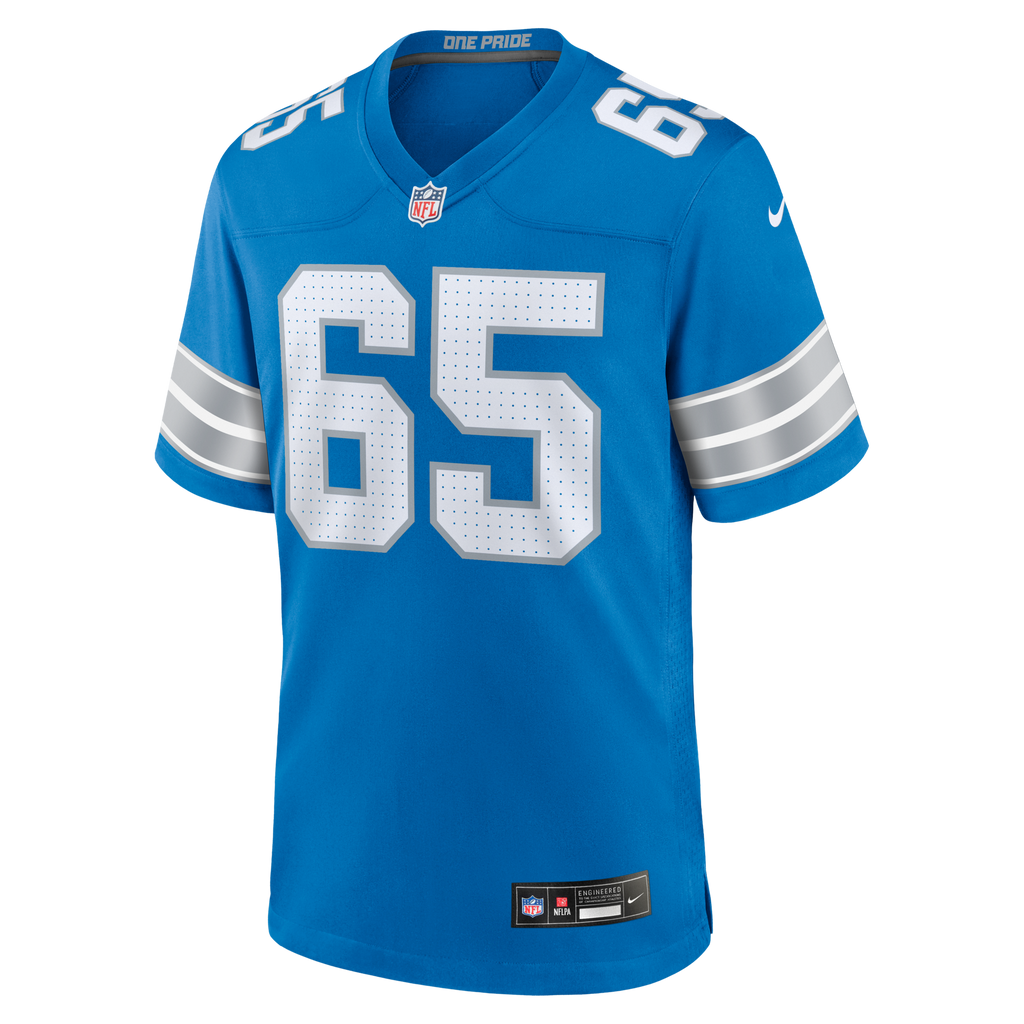 Detroit Lions Seth McLaughlin Blue Team Game Football Jersey